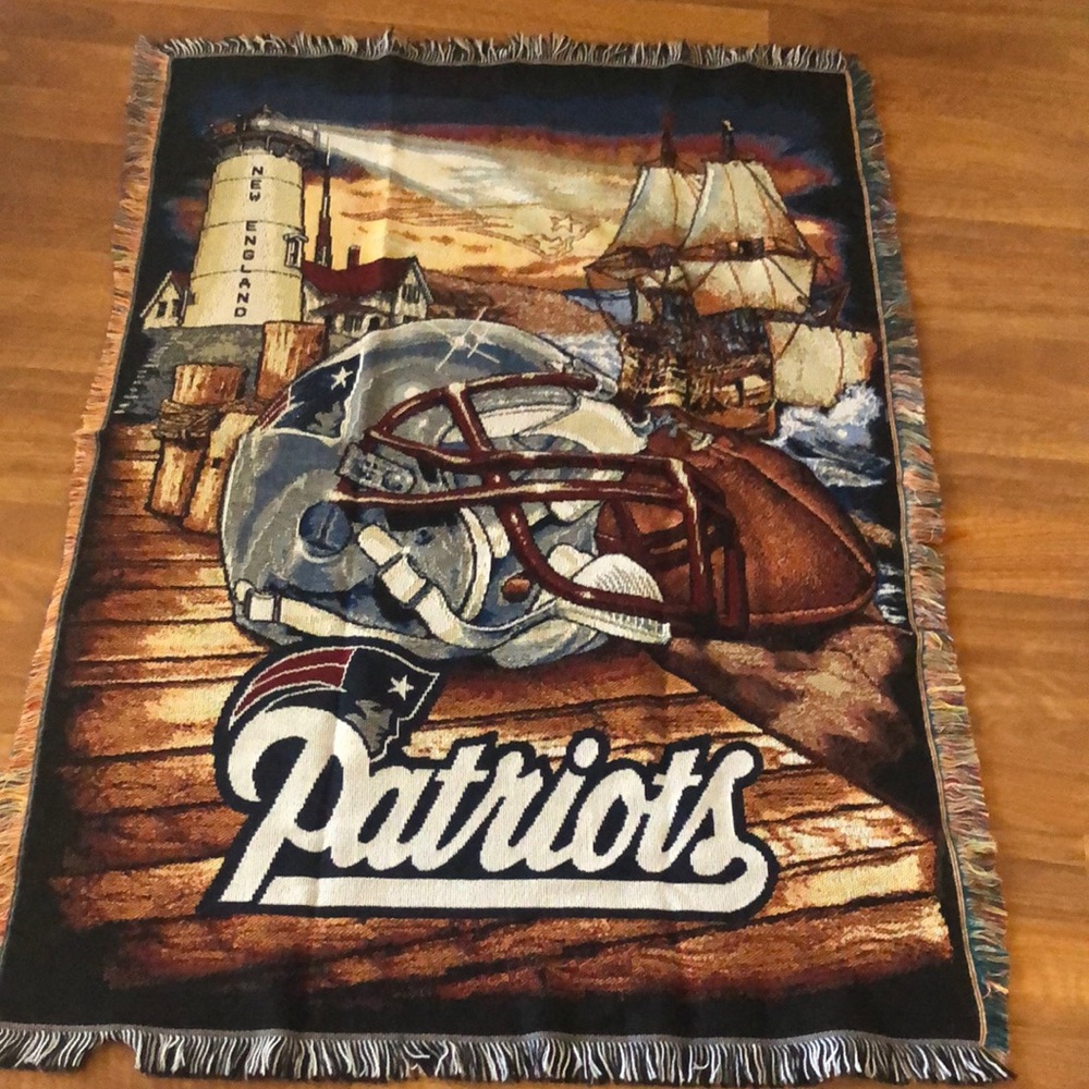 New England Patriots throw blanket